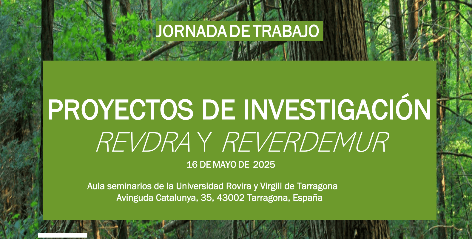 Jornada de trabajo REVDRA-REVERDEMUR – Tarragona