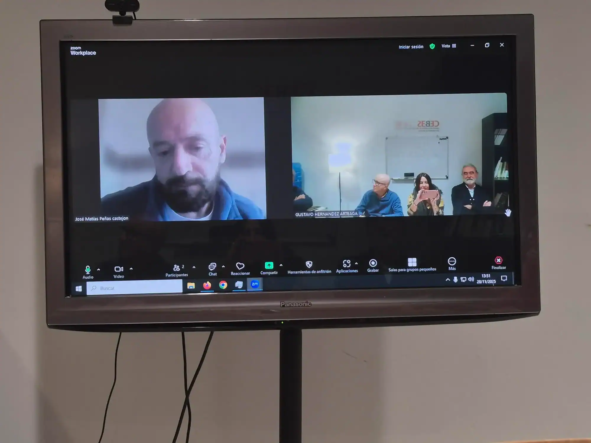 Reunión de trabajo sobre las balsas mineras de la Sierra Minera