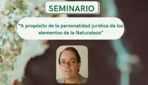 Seminario: A propósito de la personalidad jurídica de los elementos de la Naturaleza